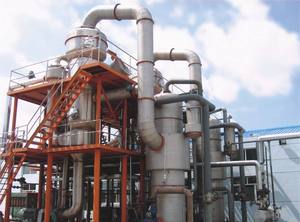 MVR降/升膜+強(qiáng)制循環(huán)蒸發(fā)器